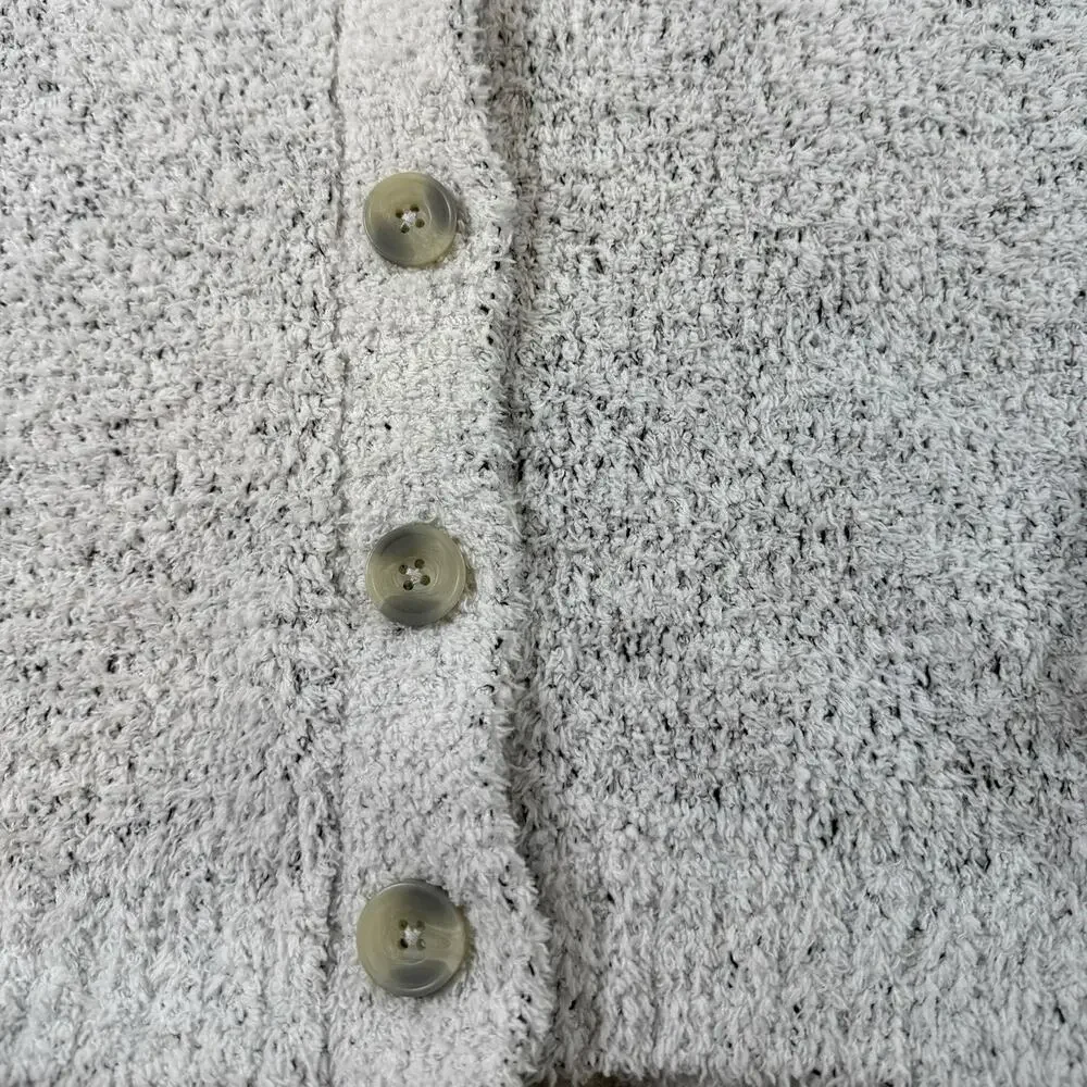 Abercrombie Kids Cardigan 13/14 Gray Button Front Soft Knit Sweater